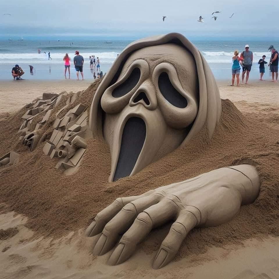 Halloween-Sandkunst