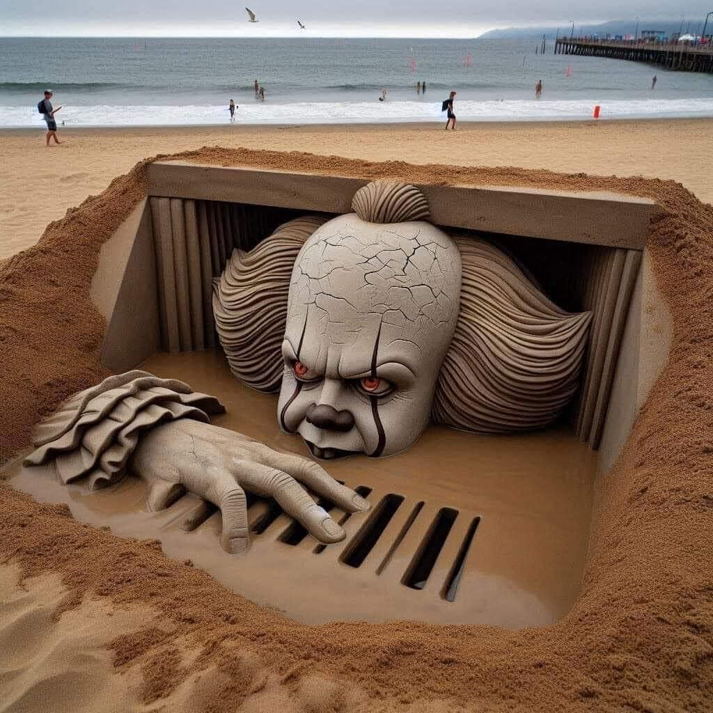 Halloween-Sandkunst