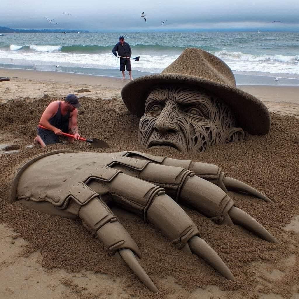 Halloween-Sandkunst