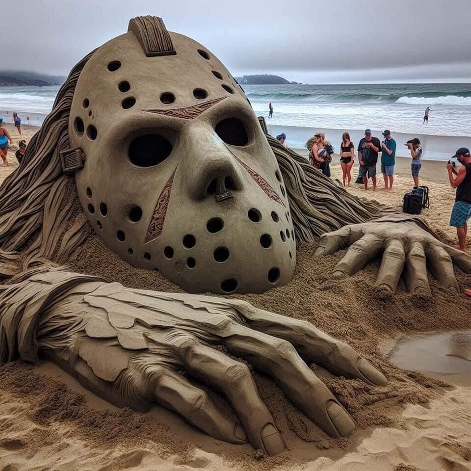 Halloween-Sandkunst