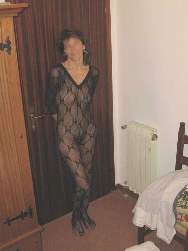 WIFE IN BODYSTOCKING FROM SPAIN