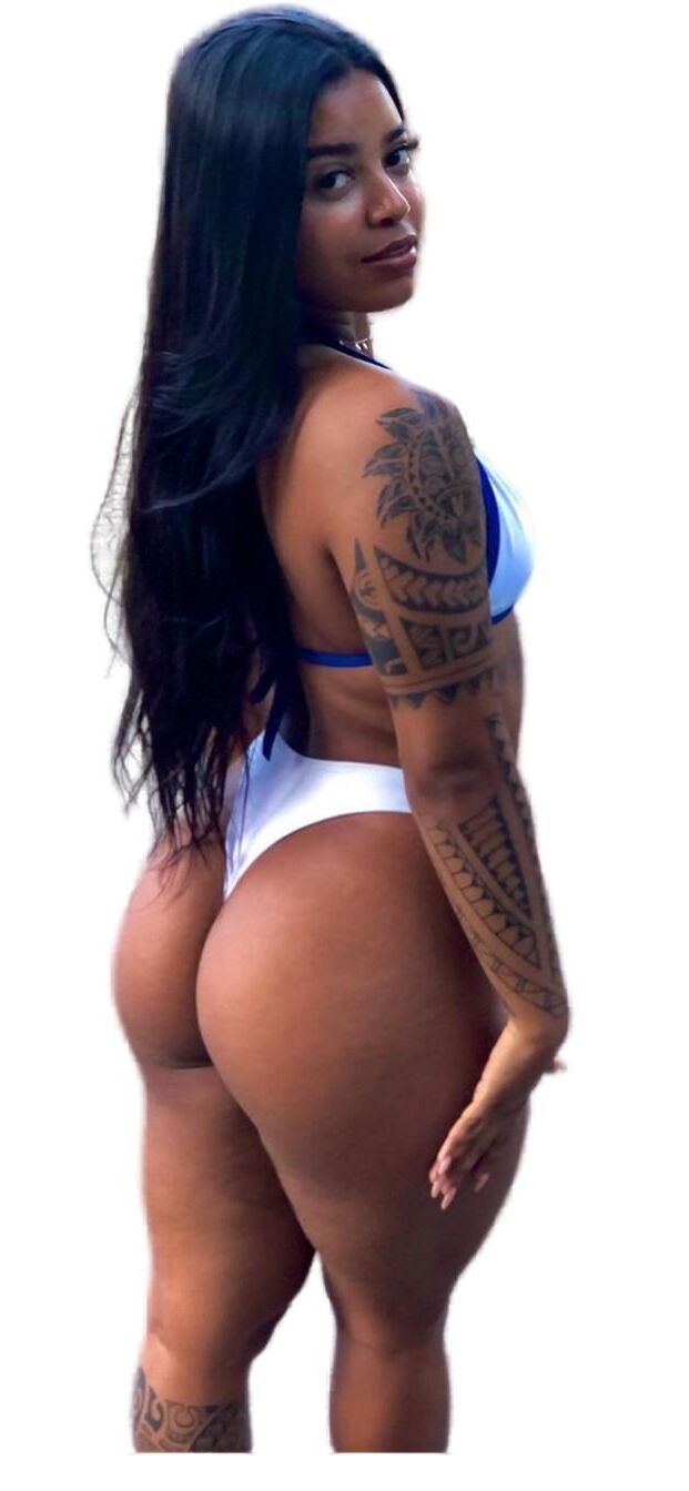 Latina Cute Big Butt Stickers 1665