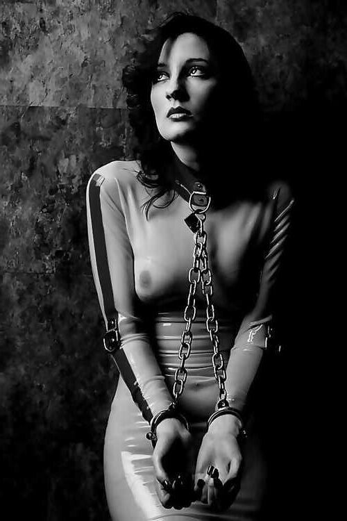 Assorted Black and White Bondage Pix 