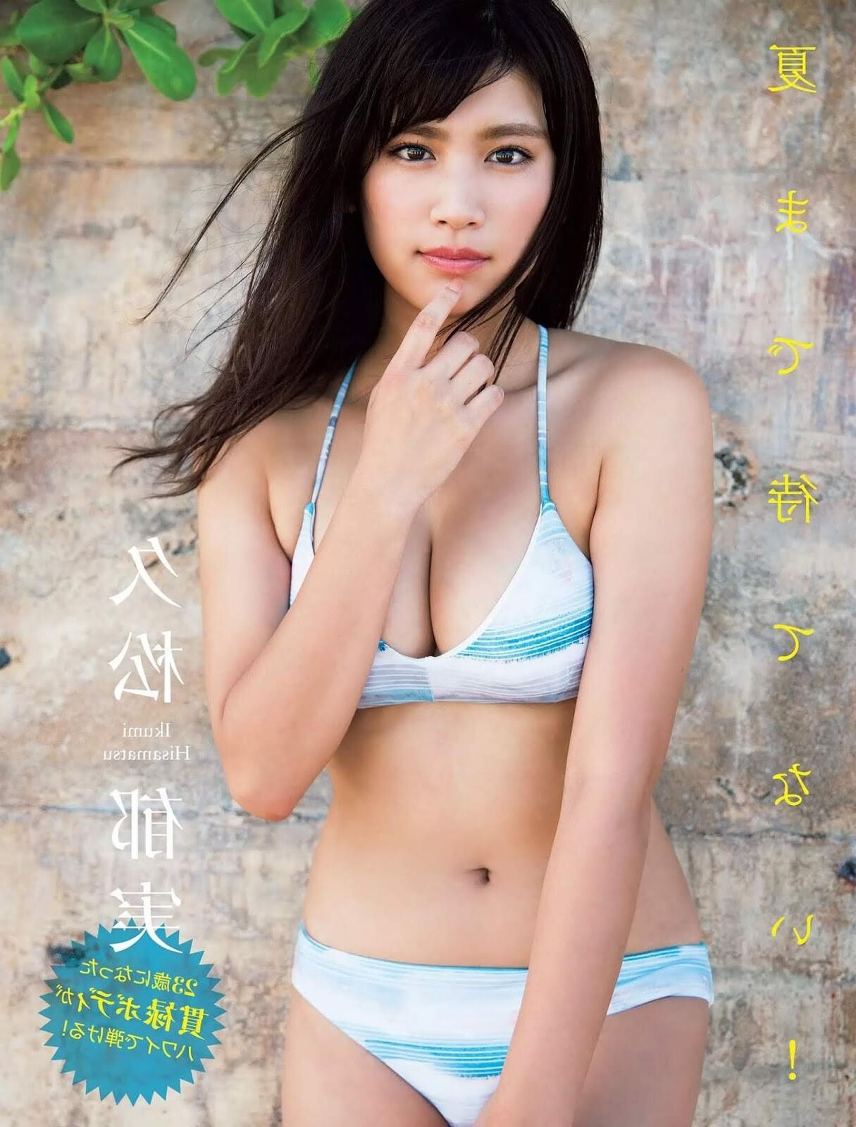 Ikumi Hisamatsu, idole de gravure aux gros seins