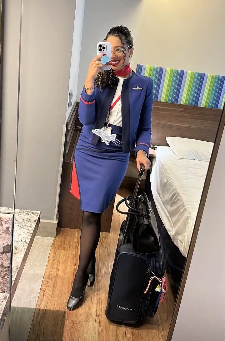 Ebony flight attendants 