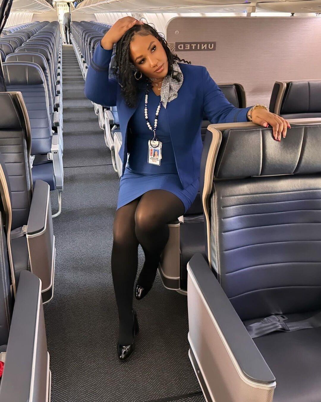 Ebony flight attendants 