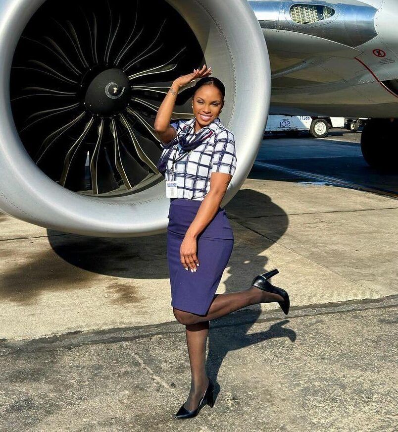 Ebony flight attendants 