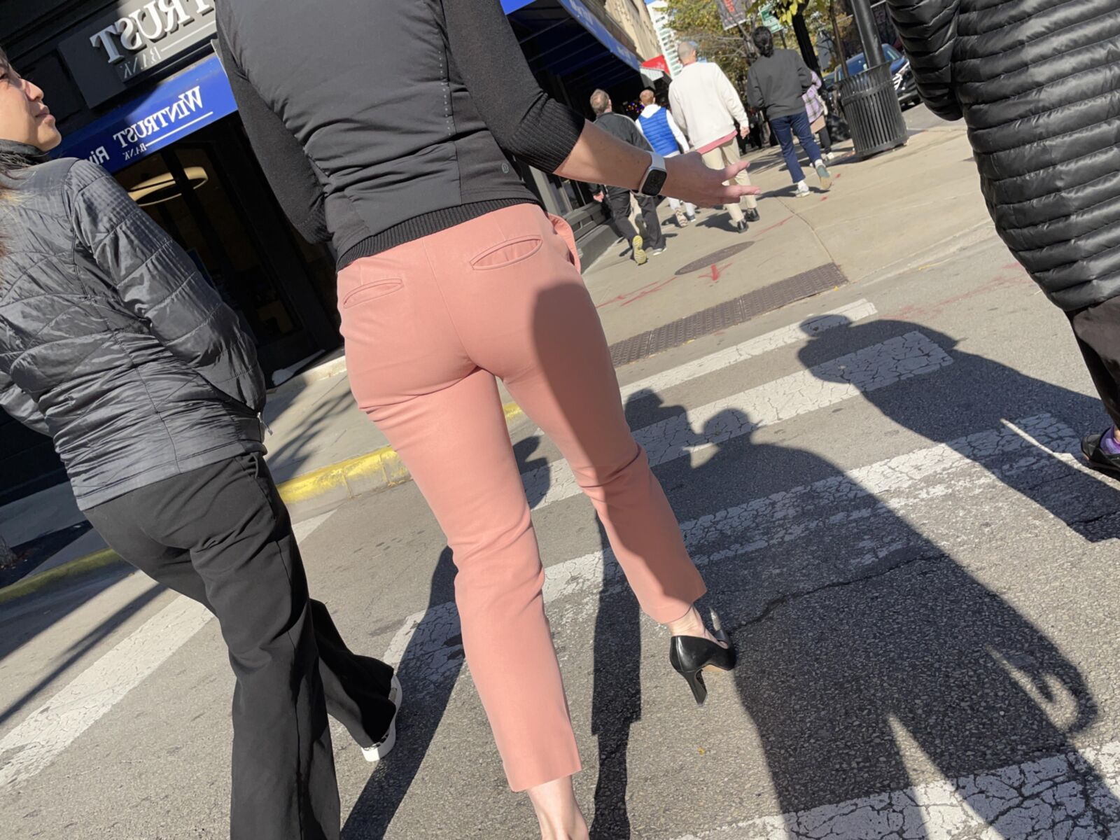 pinky pants hot ass milf