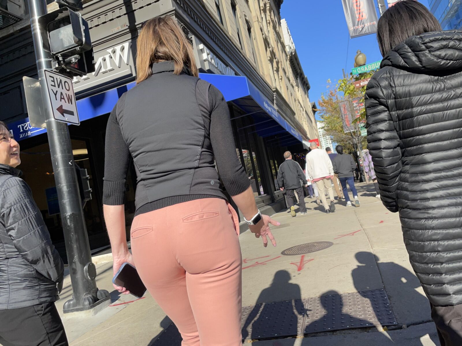 pinky pants hot ass milf