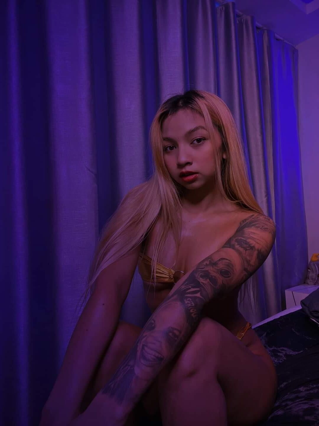 Sexy Young Blonde Thai Teen