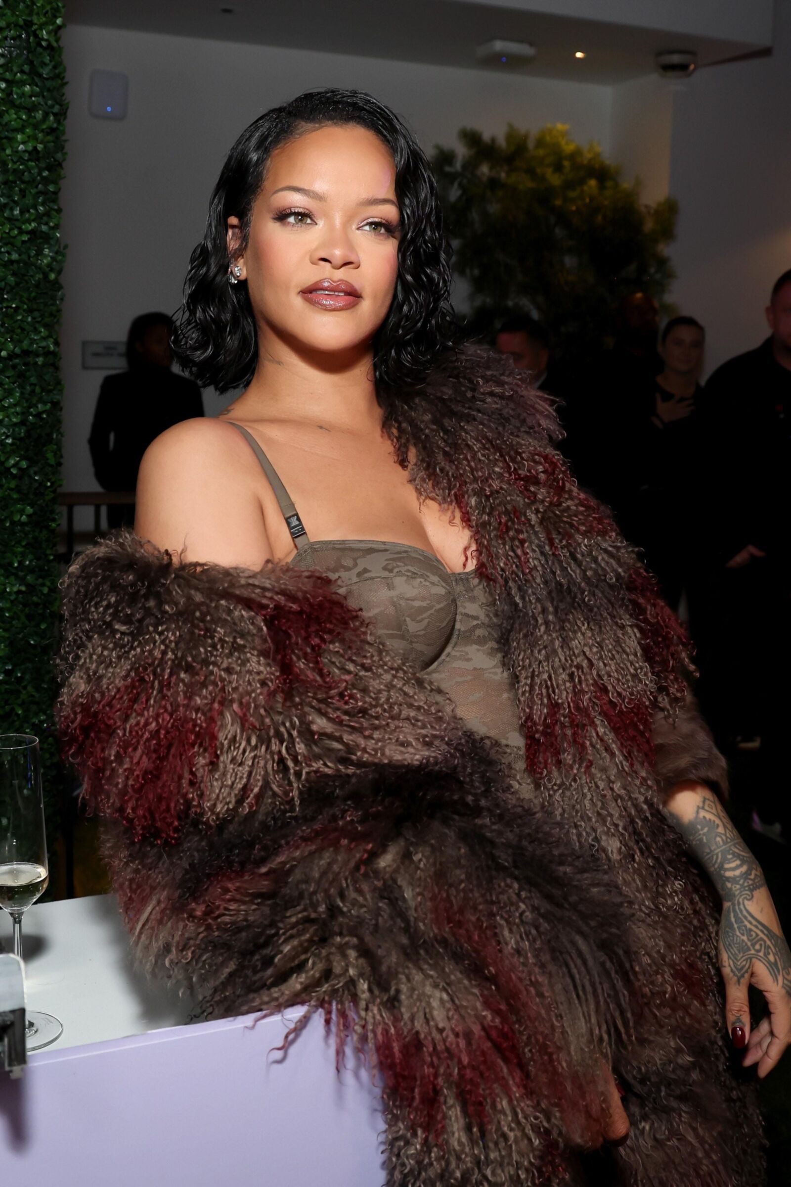 Rihanna celebrates Savage x Fenty Lavish Lace debut at LA