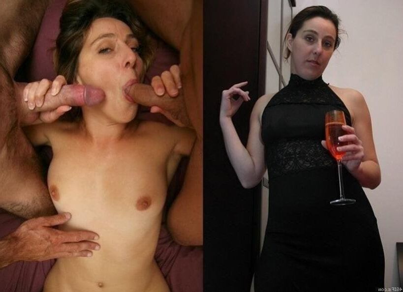 Esposas y novias putas antes y después del sexo