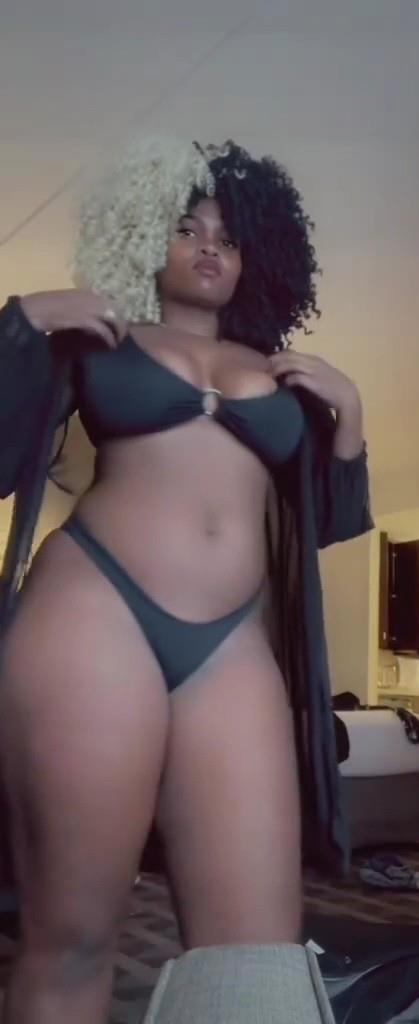 Hot Ebony Wife Bikini