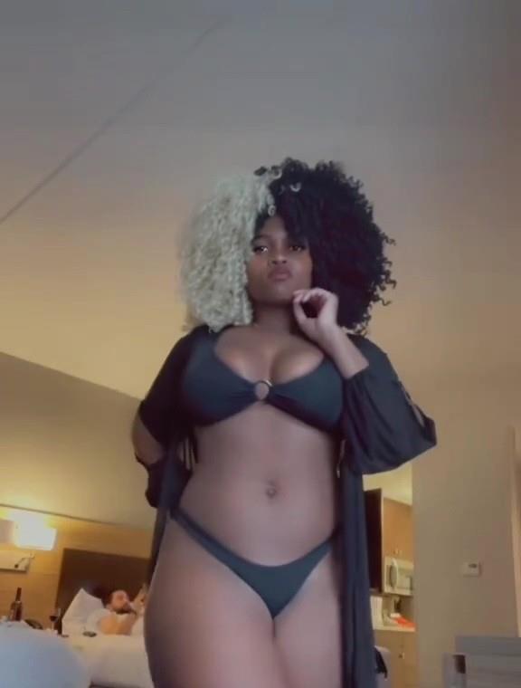 Hot Ebony Wife Bikini