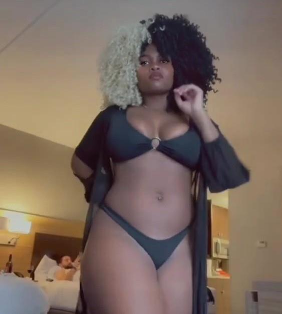 Hot Ebony Wife Bikini