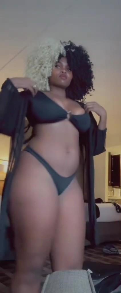 Hot Ebony Wife Bikini