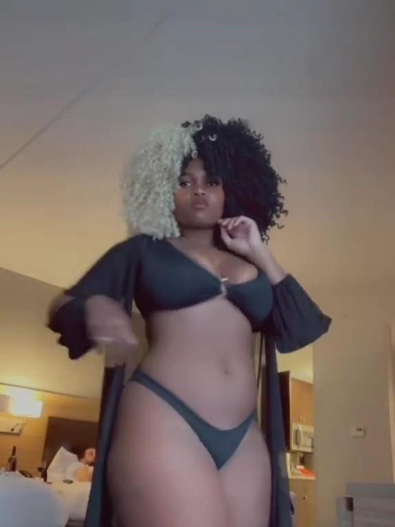 Hot Ebony Wife Bikini