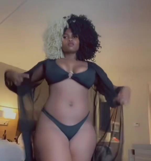 Hot Ebony Wife Bikini