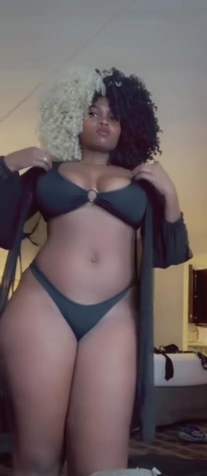 Hot Ebony Wife Bikini