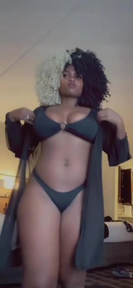 Hot Ebony Wife Bikini