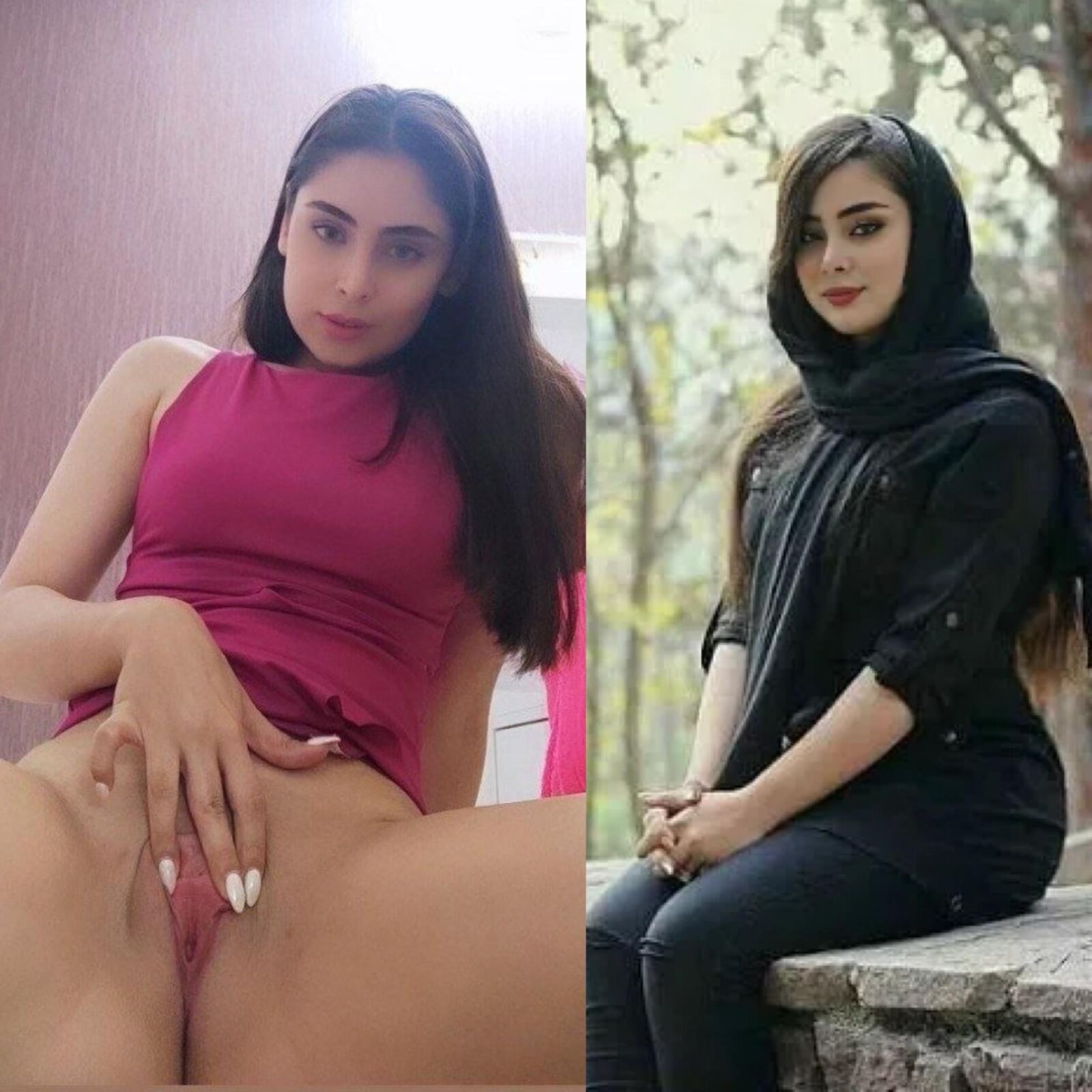 Putas iraníes hijabi expuestas