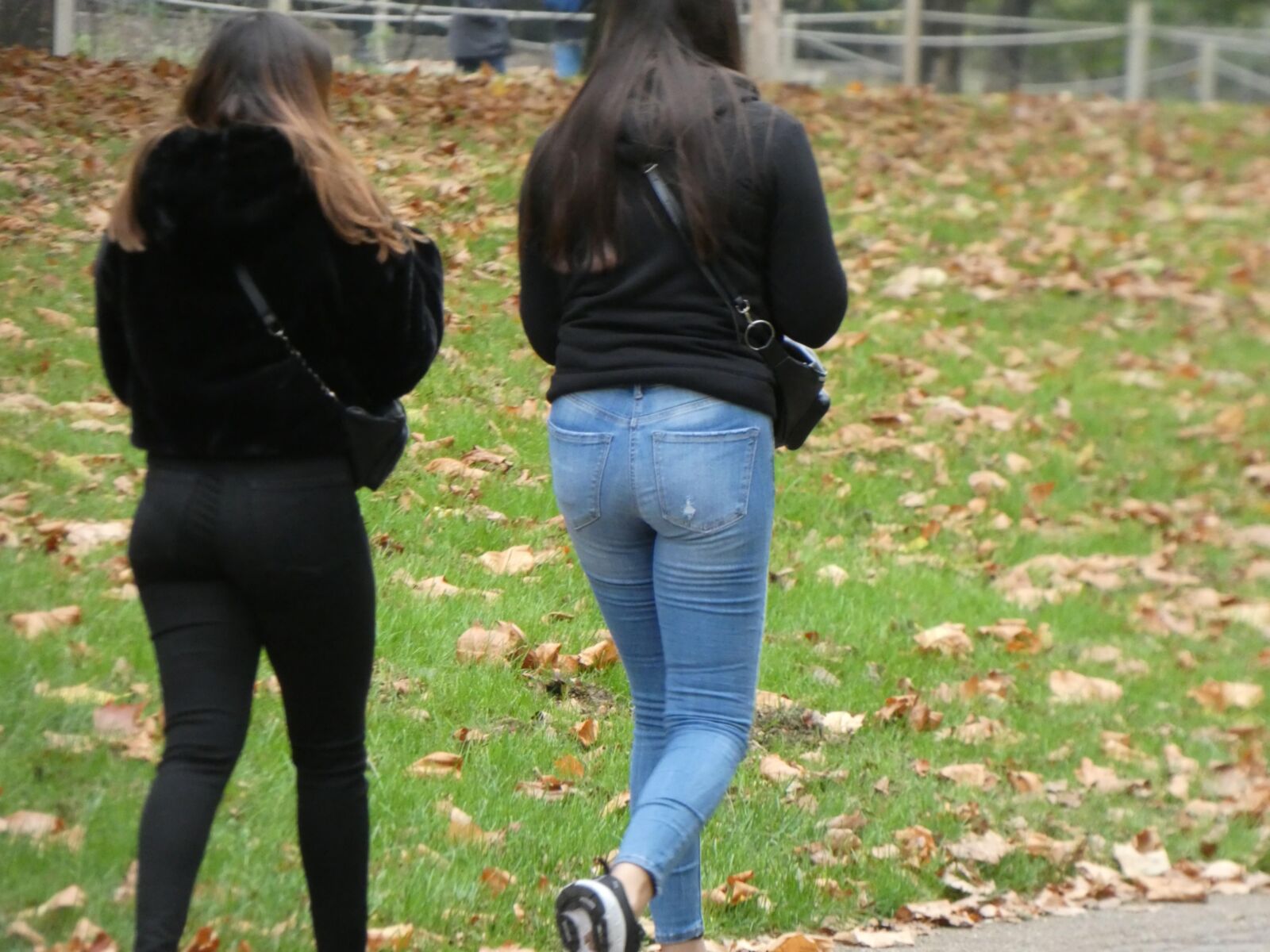 Hermosas chicas en jeans