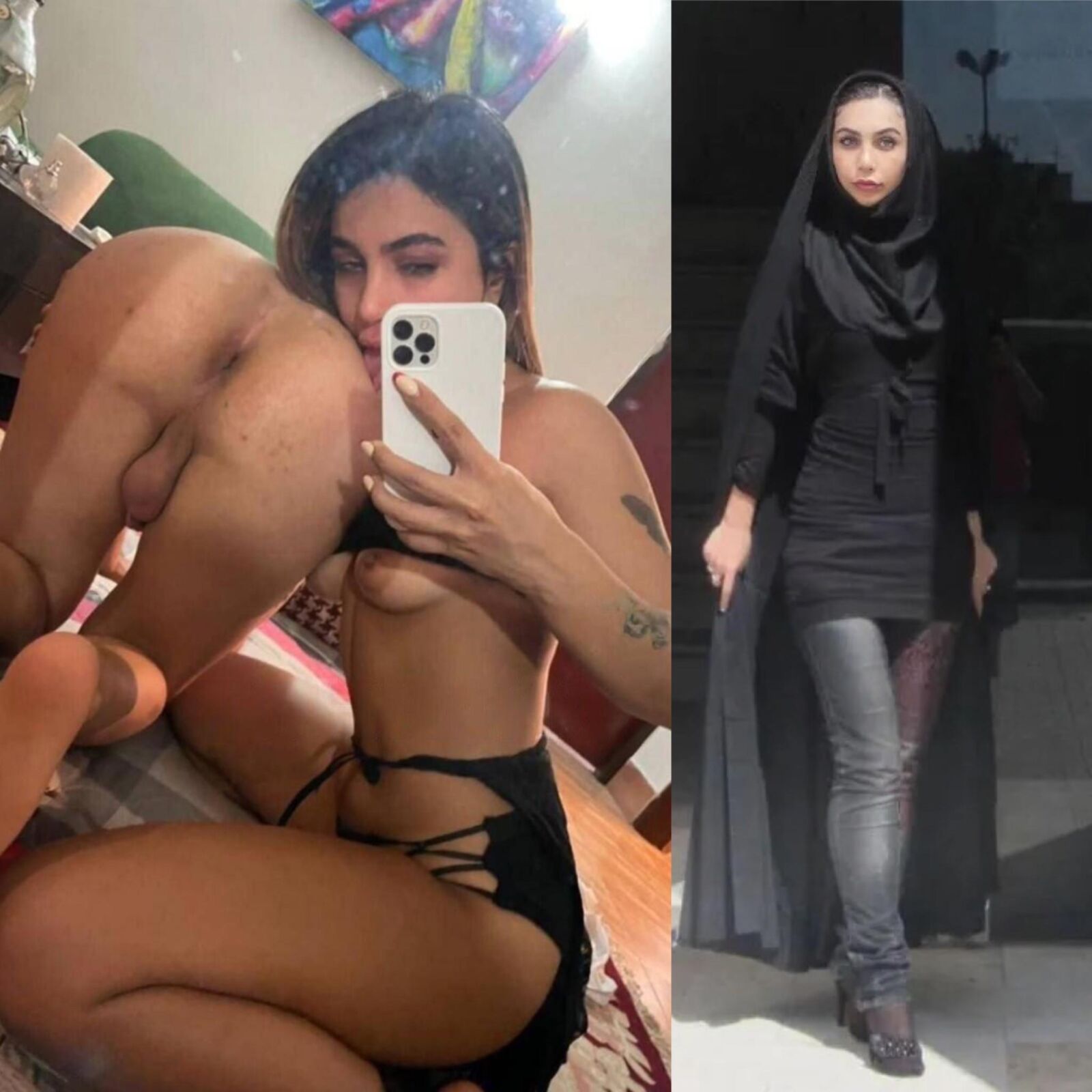 Putas iraníes hijabi expuestas