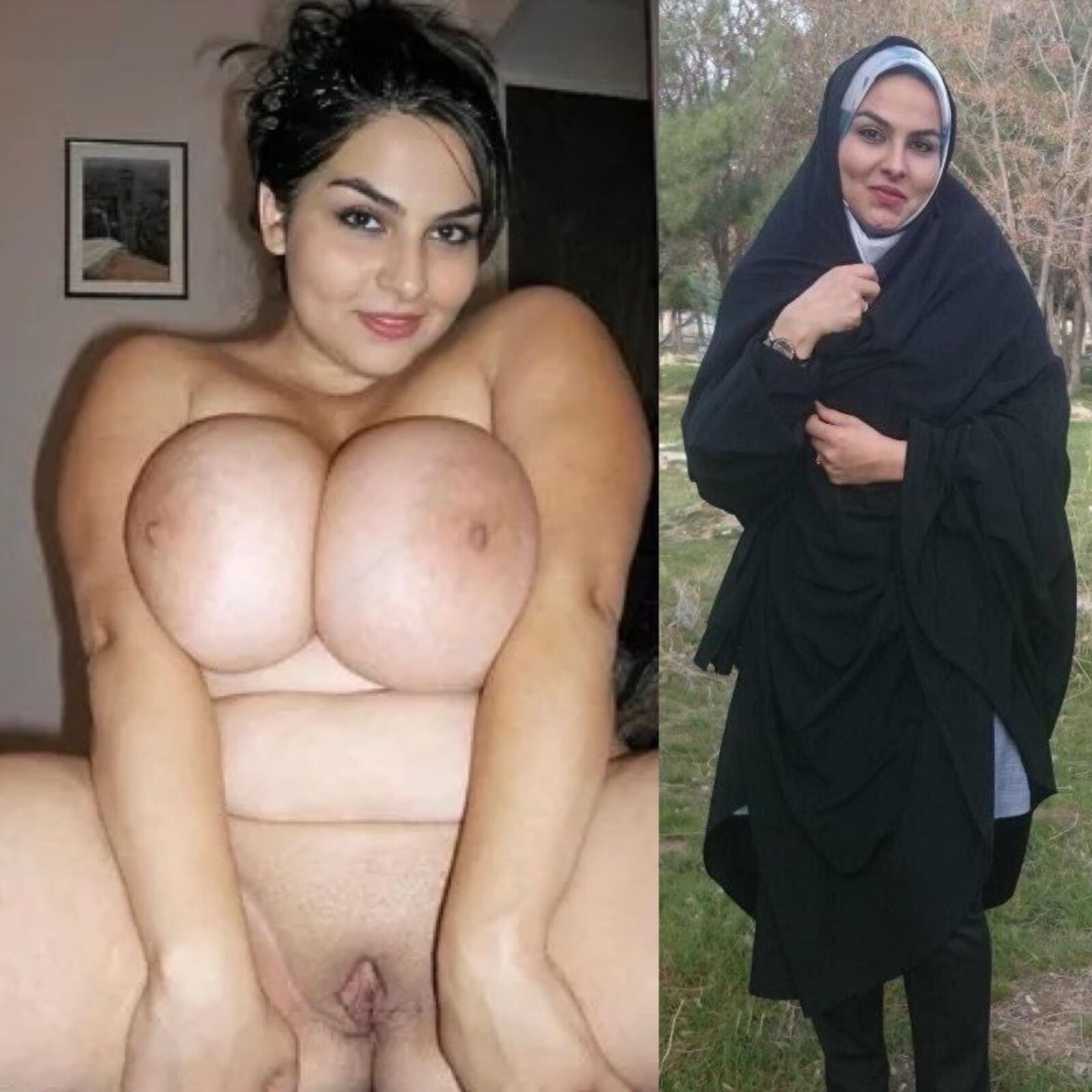 Putas iraníes hijabi expuestas