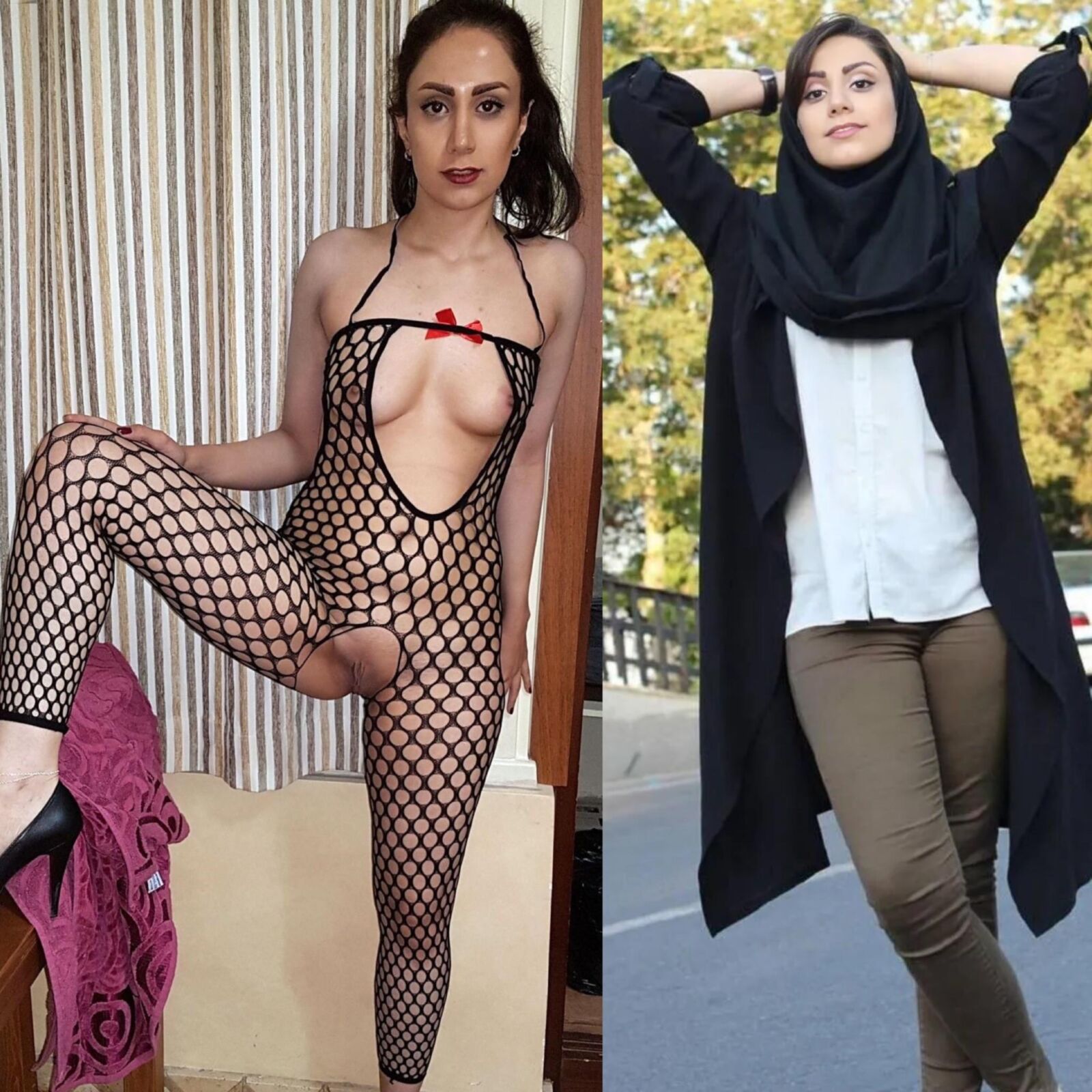 Putas iraníes hijabi expuestas