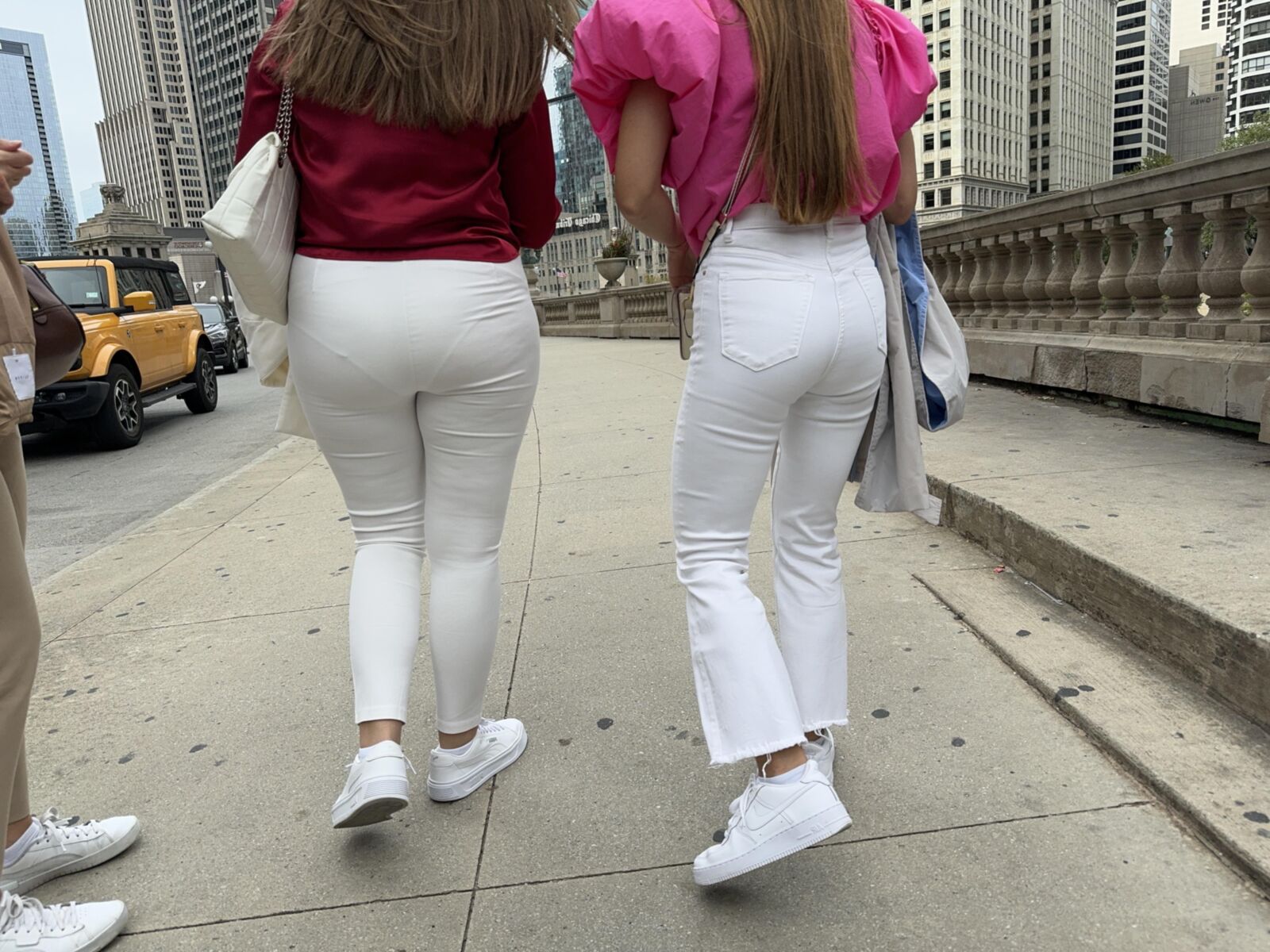 white pants hotties 