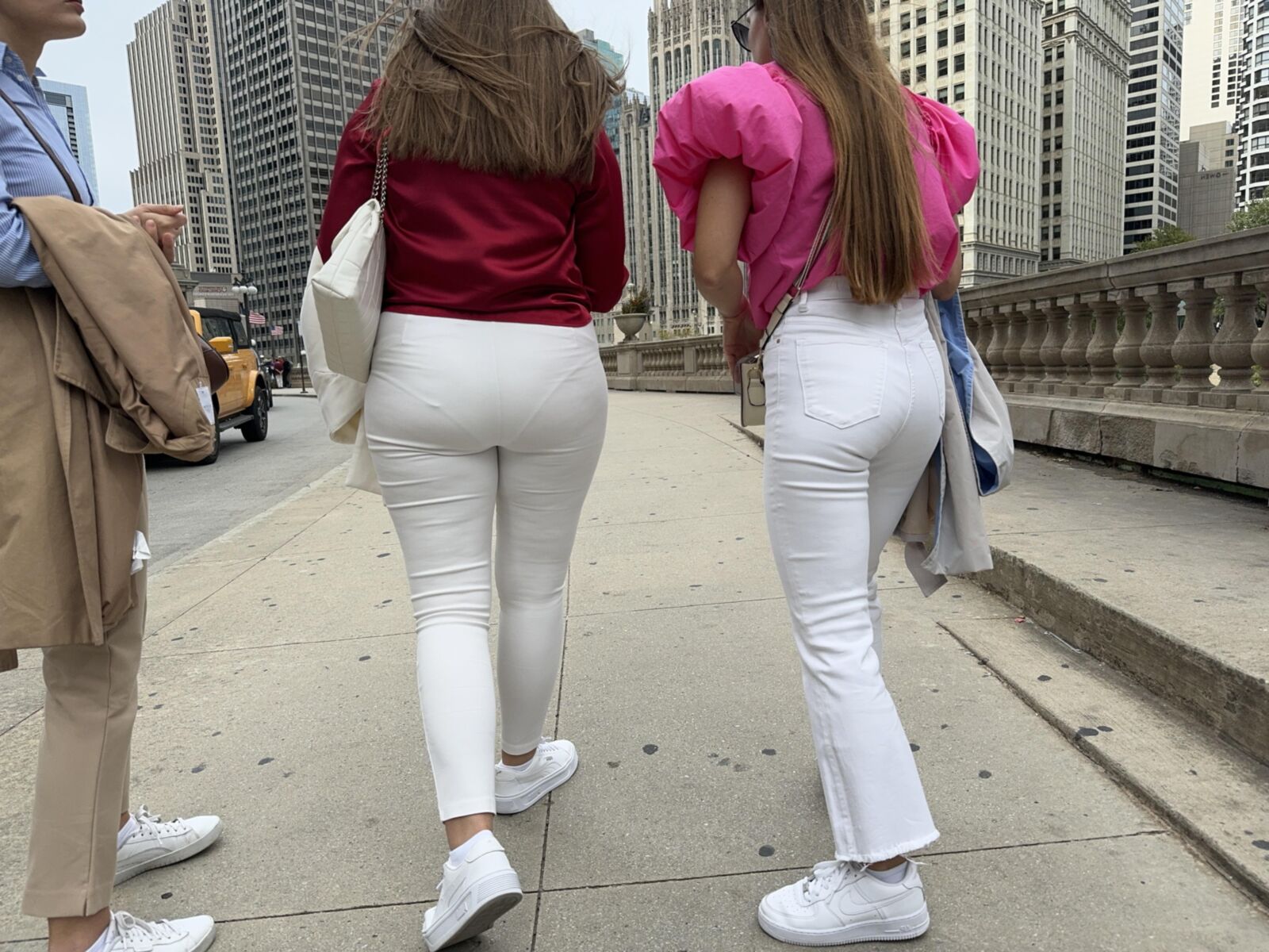 white pants hotties 