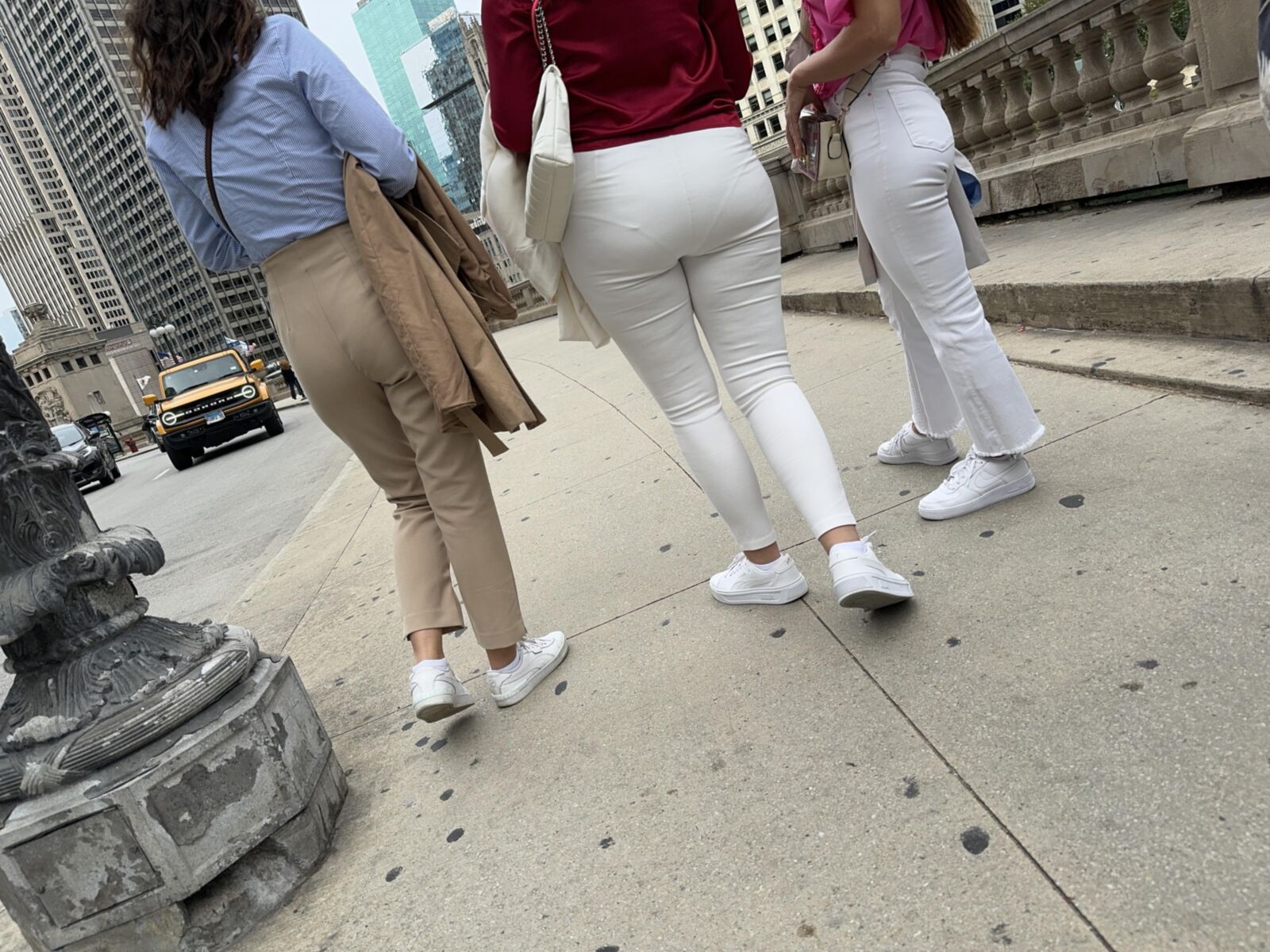 white pants hotties 