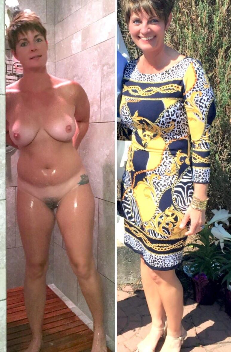 Vestida, Desnuda, Antes y Después