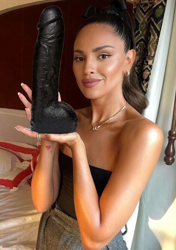 Girls black dildo = size matter