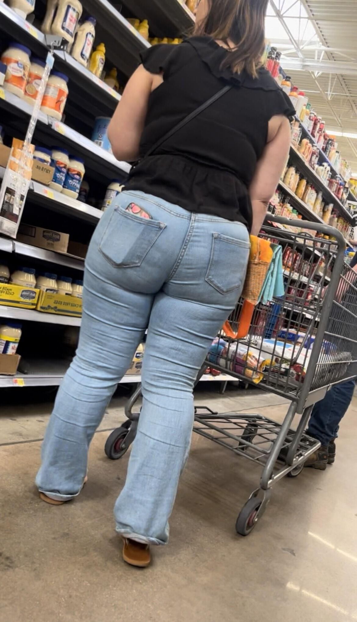 Candid Thick Thighs Ass Jeans