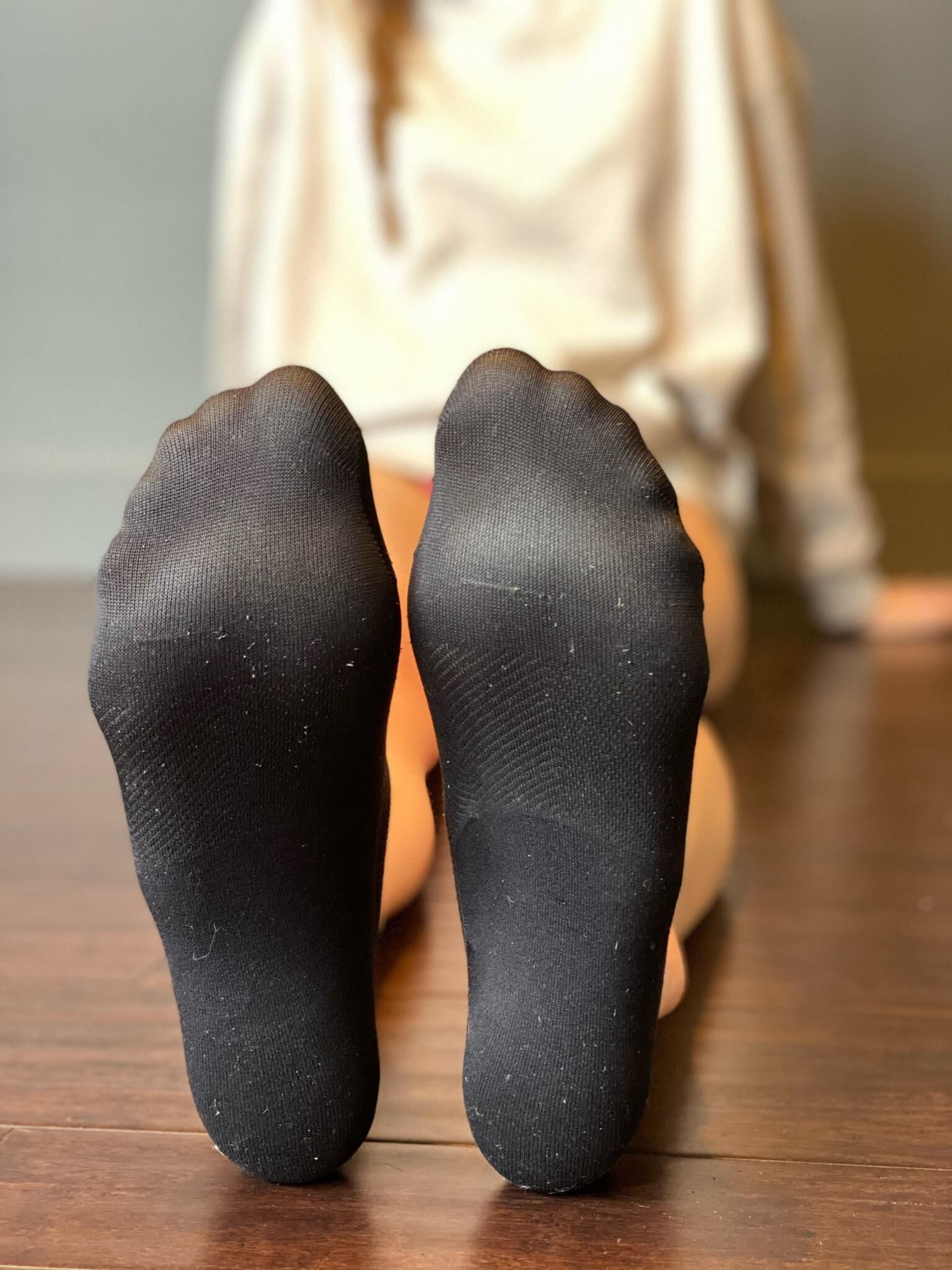 girls in black socks 