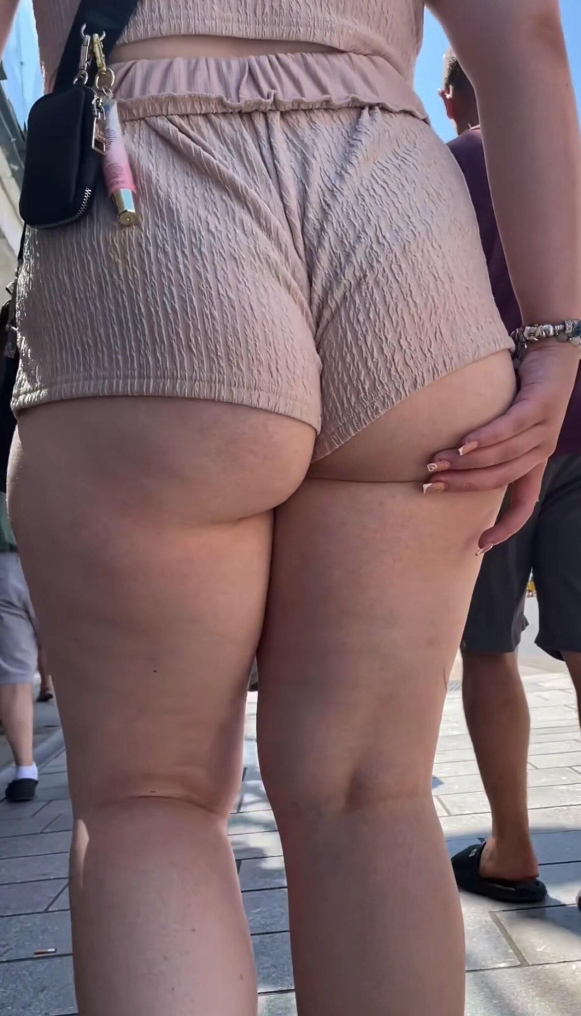 Candid Nice Ass Cheeks Shorts