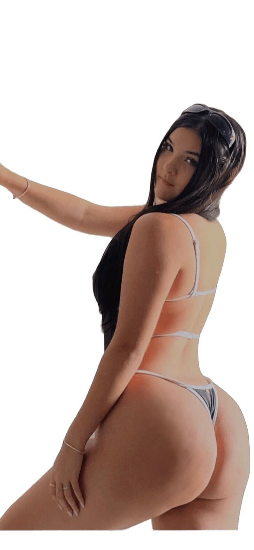 Latina Cute Big Butt Stickers 