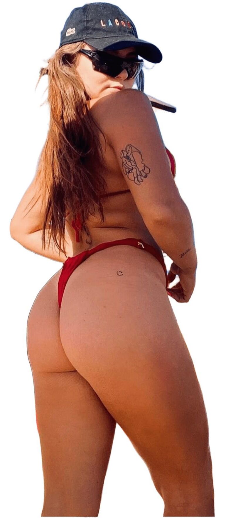 Latina Cute Big Butt Stickers 