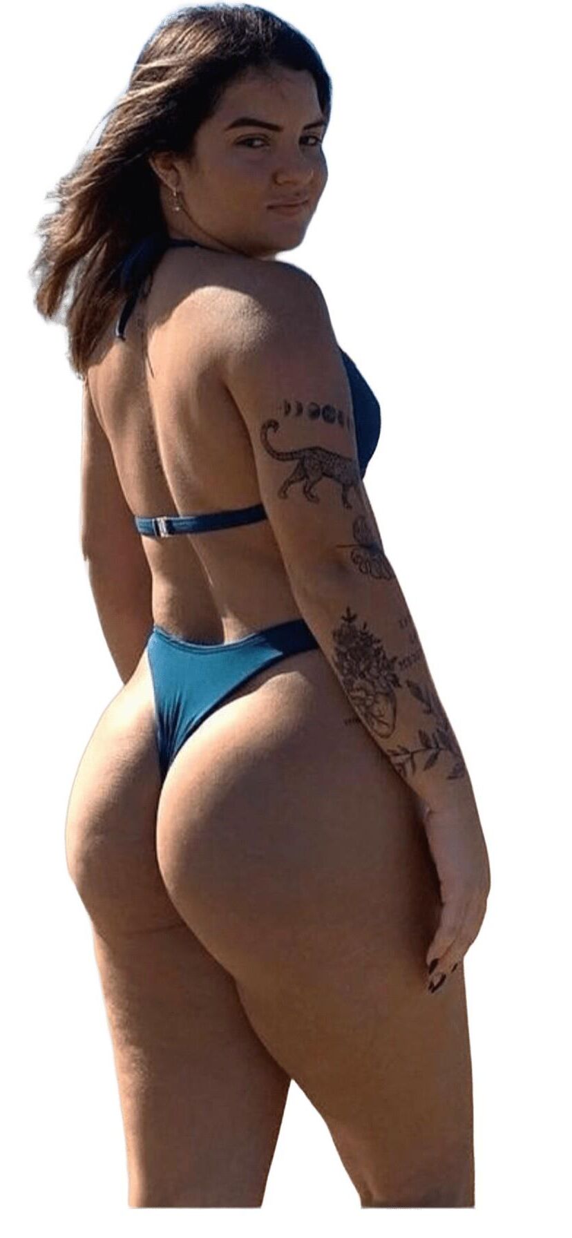 Latina Cute Big Butt Stickers 