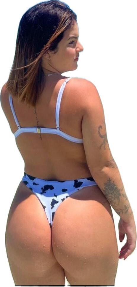 Latina Cute Big Butt Stickers 