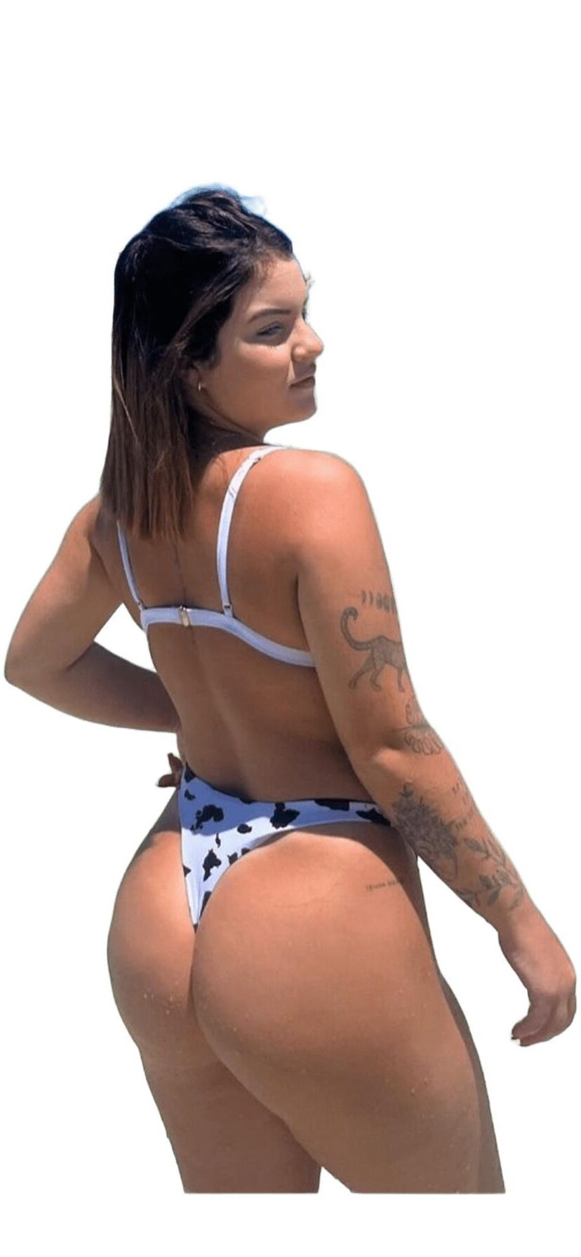 Latina Cute Big Butt Stickers 