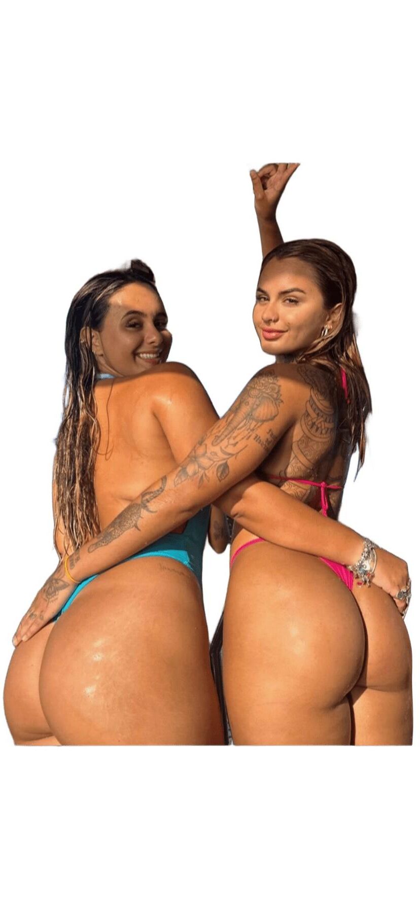 Latina Cute Big Butt Stickers 