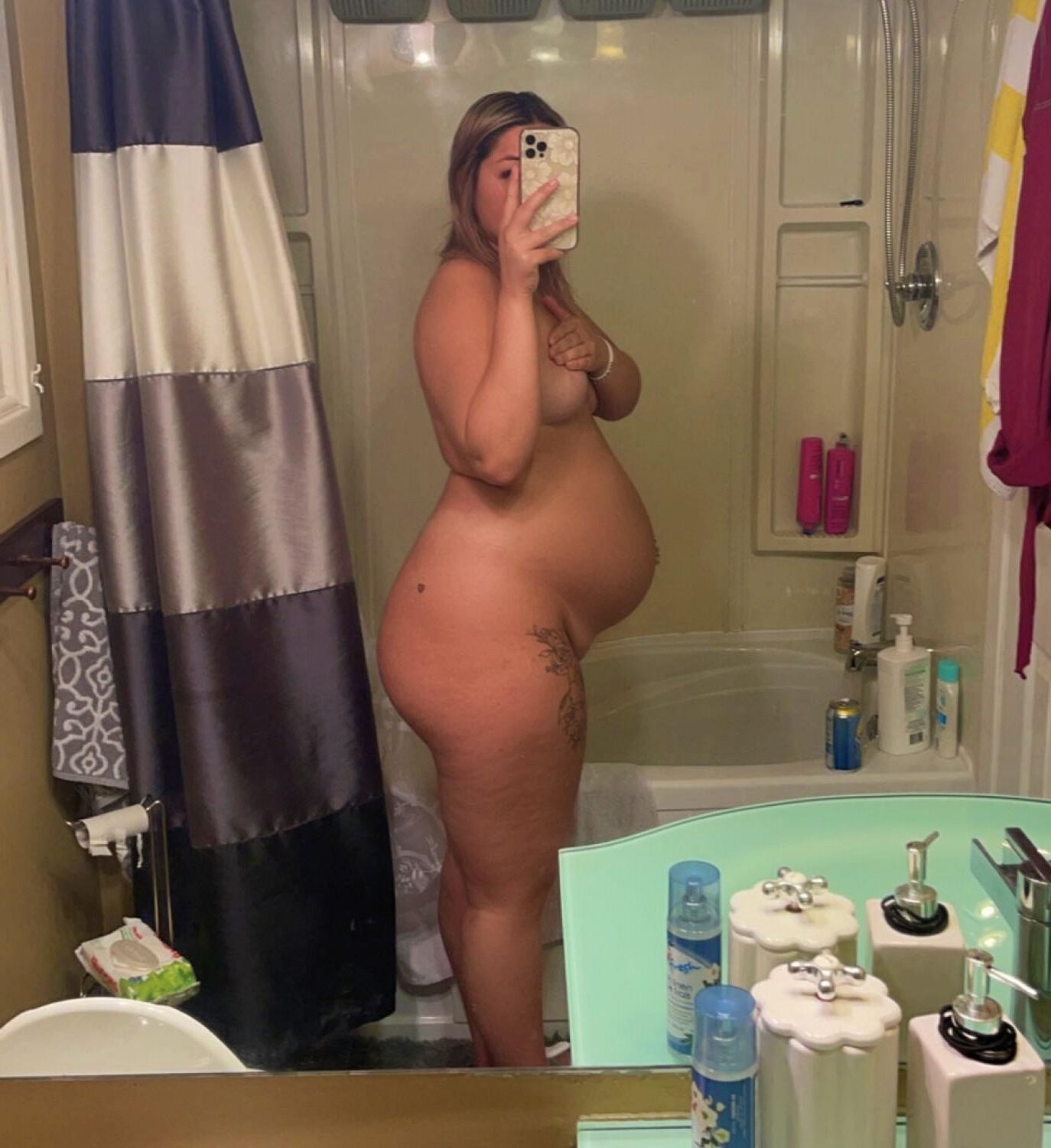 Sexy Pregnant Blonde