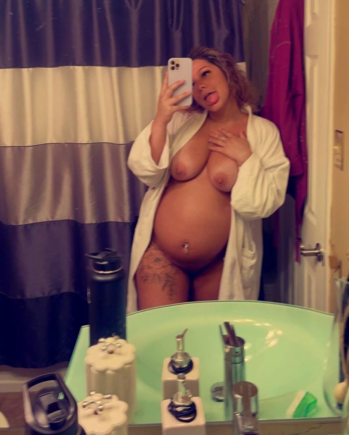 Sexy Pregnant Blonde