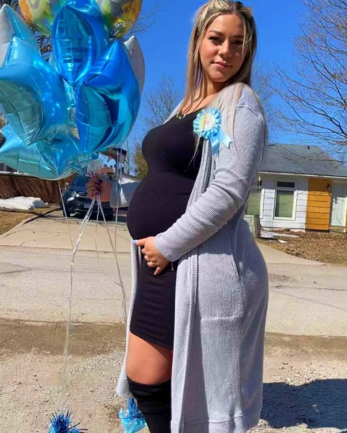 Sexy Pregnant Blonde