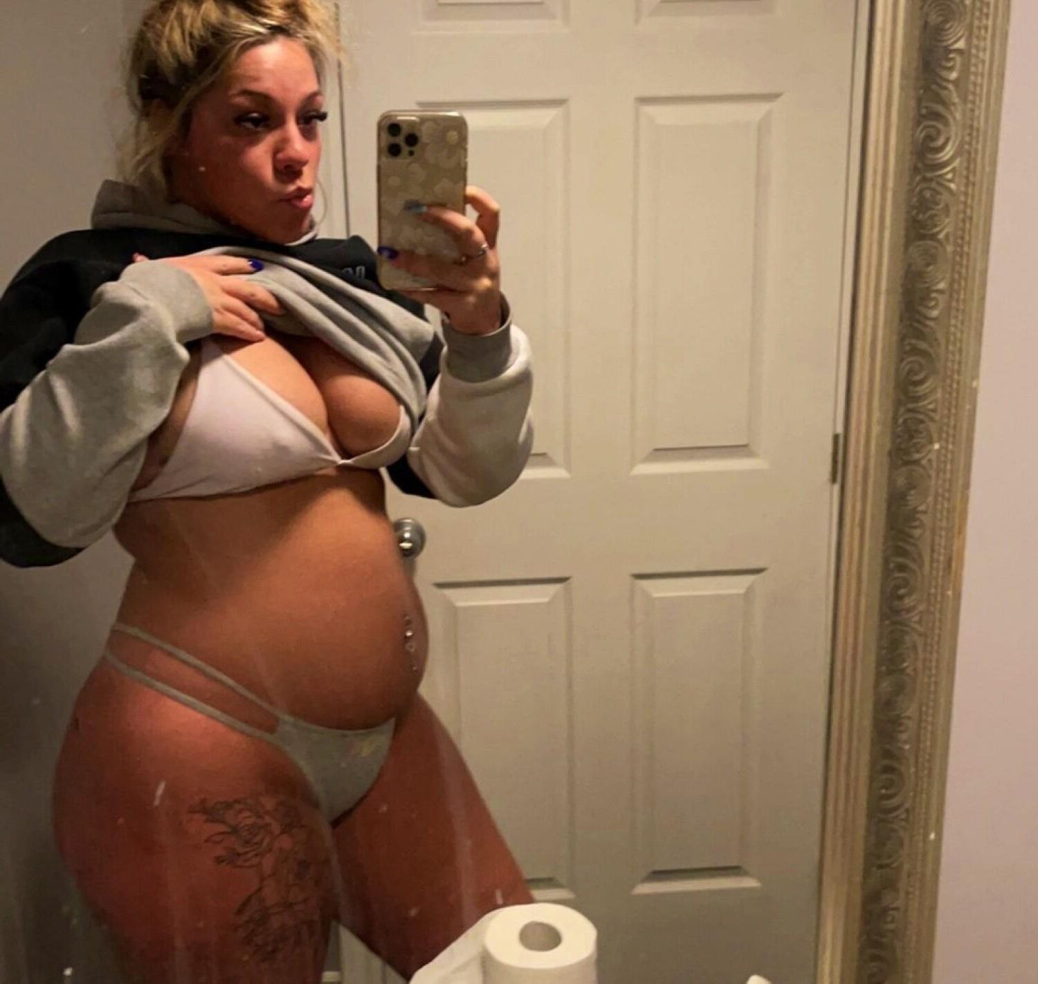 Sexy Pregnant Blonde