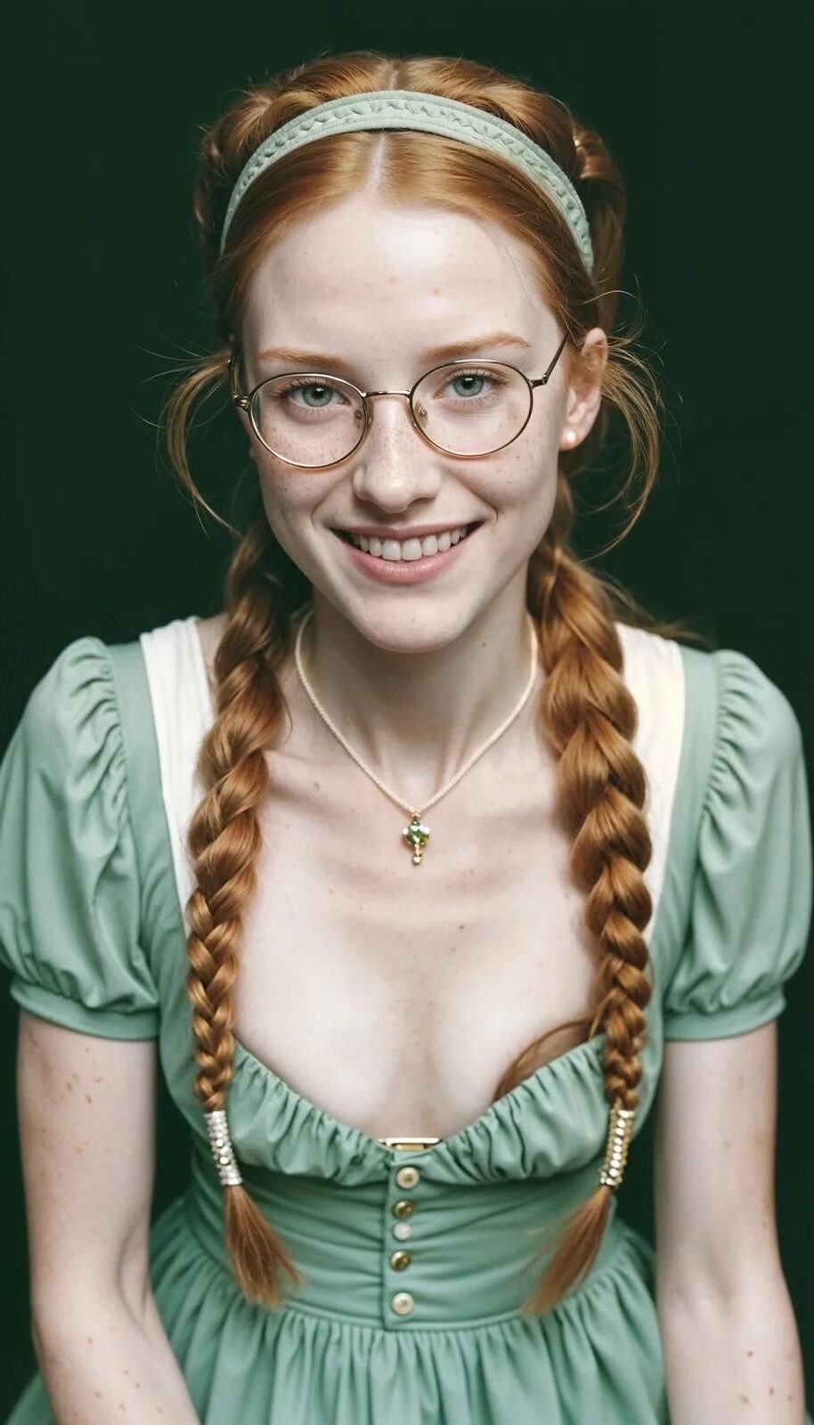 Photo Realistic AI Redheaded Teen