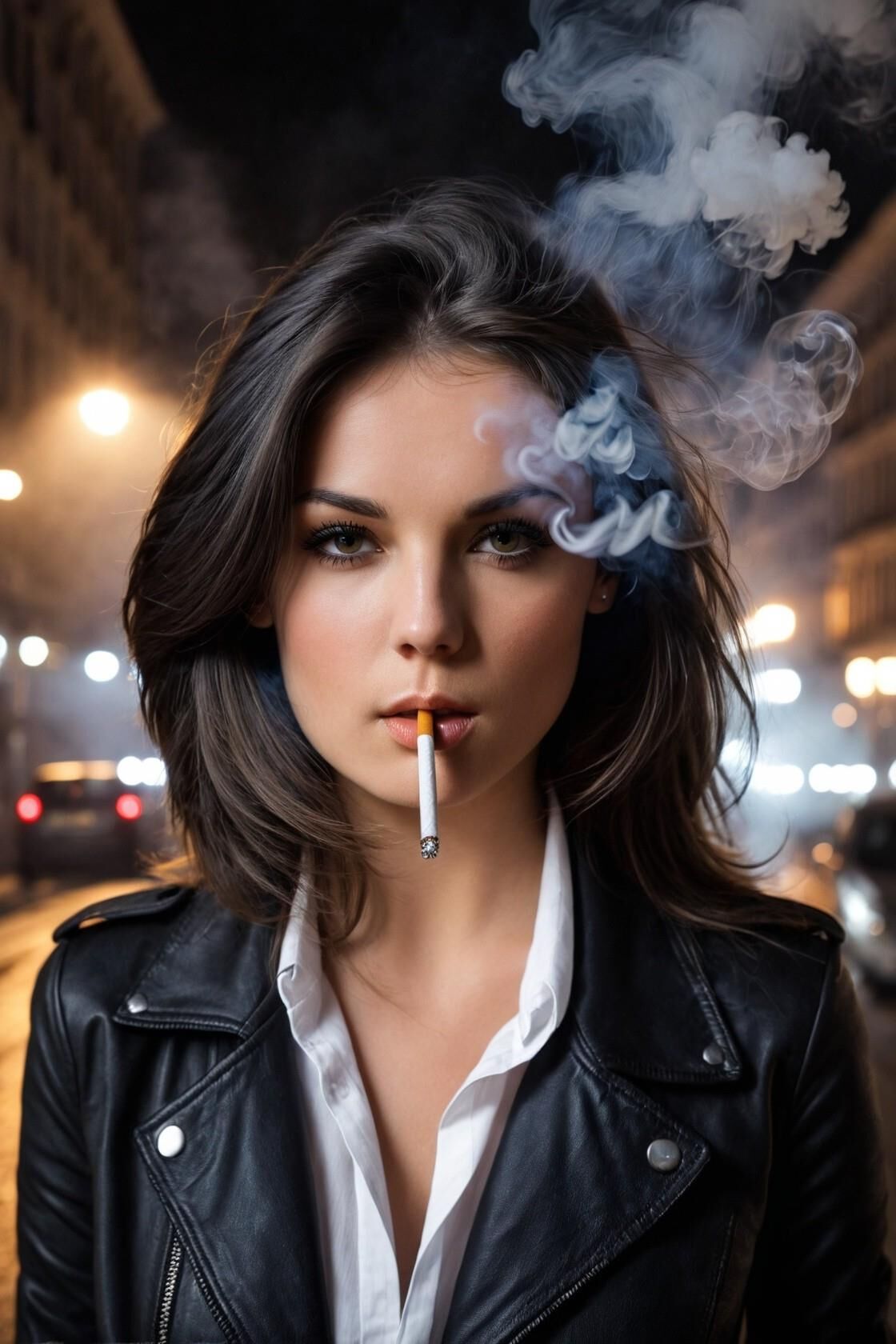 Smoking girls