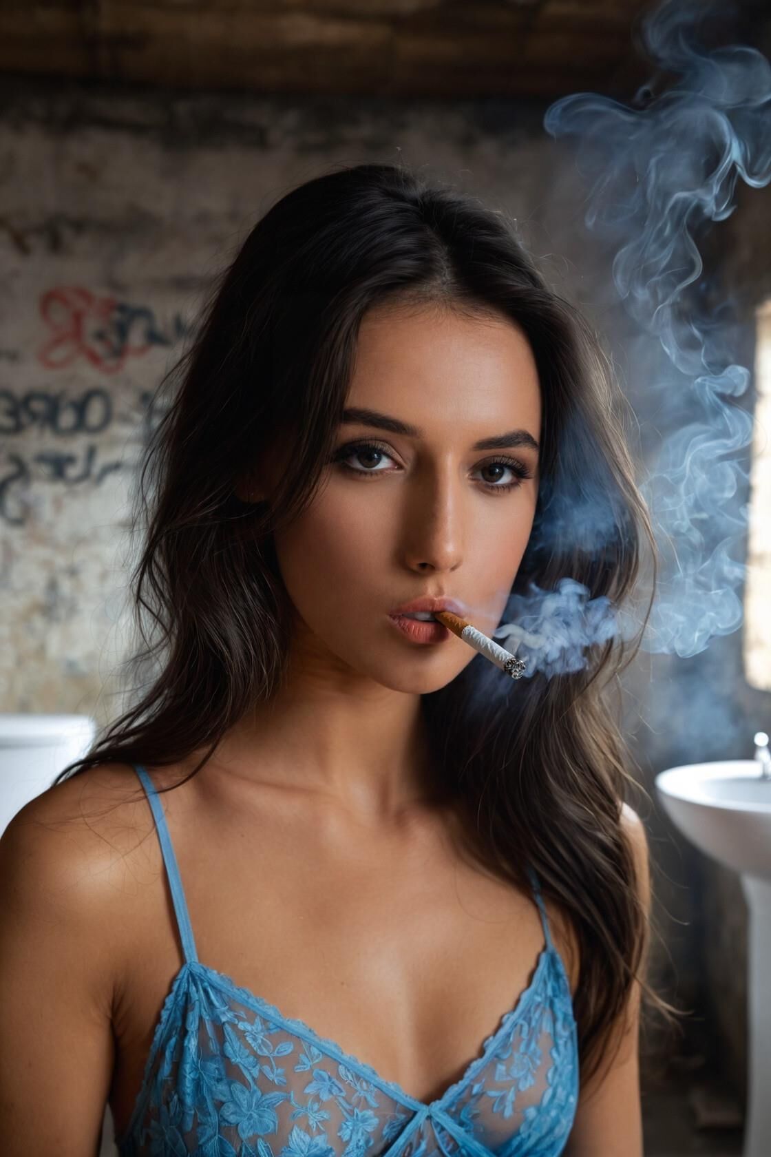 Smoking girls